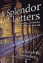 Cover art for A SPLENDOR OF LETTERS