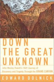 Cover art for DOWN THE GREAT UNKNOWN