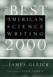 Cover art for THE BEST AMERICAN SCIENCE WRITING 2000