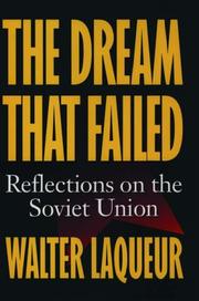 Cover art for THE DREAM THAT FAILED