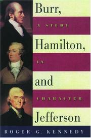 Cover art for BURR, HAMILTON AND JEFFERSON