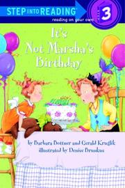 Book Cover for IT’S NOT MARSHA’S BIRTHDAY