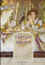 Cover art for THE YEAR'S BEST FANTASY AND HORROR