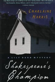 Book Cover for SHAKESPEARE'S CHAMPION