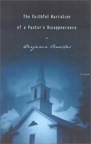 Cover art for THE FAITHFUL NARRATIVE OF A PASTOR’S DISAPPEARANCE