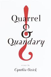 Book Cover for QUARREL AND QUANDARY