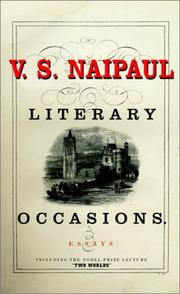 Book Cover for LITERARY OCCASIONS