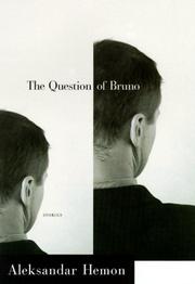 Cover art for THE QUESTION OF BRUNO