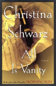 Book Cover for ALL IS VANITY