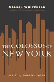 Cover art for THE COLOSSUS OF NEW YORK