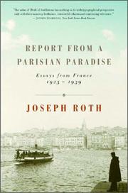 Book Cover for REPORT FROM A PARISIAN PARADISE