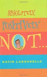 Cover art for ABSOLUTELY, POSITIVELY NOT