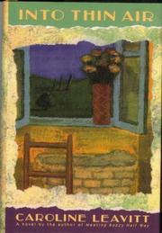 Cover art for INTO THIN AIR