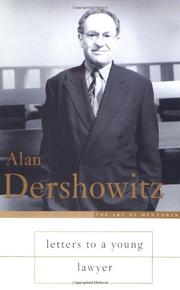 Book Cover for LETTERS TO A YOUNG LAWYER