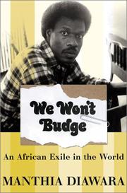 Cover art for WE WON’T BUDGE