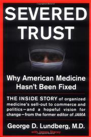 Cover art for SEVERED TRUST