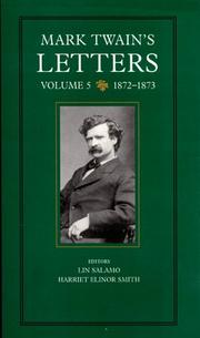 Book Cover for MARK TWAIN'S LETTERS