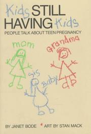 Book Cover for KIDS STILL HAVING KIDS