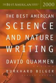 Book Cover for THE BEST AMERICAN SCIENCE AND NATURE WRITING