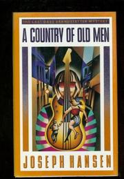 Book Cover for A COUNTRY OF OLD MEN