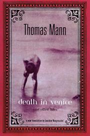 Book Cover for DEATH IN VENICE
