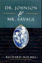Cover art for DR. JOHNSON AND MR. SAVAGE