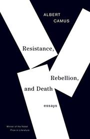 Book Cover for RESISTANCE, REBELLION, AND DEATH