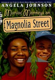 Cover art for MANIAC MONKEYS ON MAGNOLIA STREET