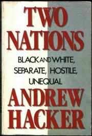 Cover art for TWO NATIONS