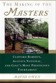Book Cover for THE MAKING OF THE MASTERS