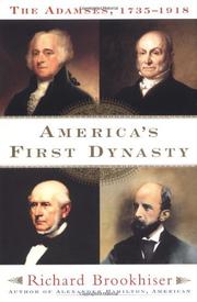 Cover art for AMERICA’S FIRST DYNASTY