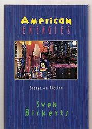 Cover art for AMERICAN ENERGIES