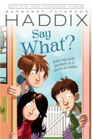 Cover art for SAY WHAT?