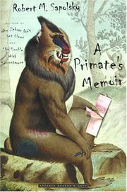 Cover art for A PRIMATE’S MEMOIR