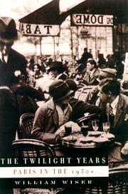 Cover art for THE TWILIGHT YEARS