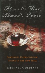 Cover art for AHMAD’S WAR, AHMAD’S PEACE