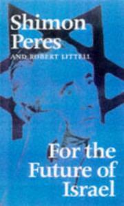 Book Cover for FOR THE FUTURE OF ISRAEL