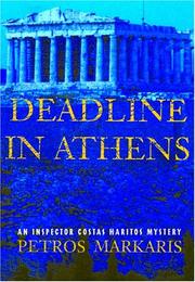Book Cover for DEADLINE IN ATHENS