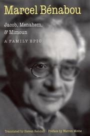 Cover art for JACOB, MENAHEM, MIMOUN