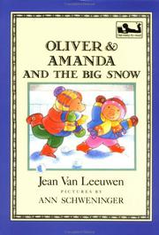 Cover art for OLIVER AND AMANDA AND THE BIG SNOW