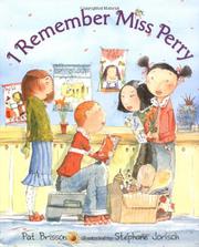 Book Cover for I REMEMBER MISS PERRY