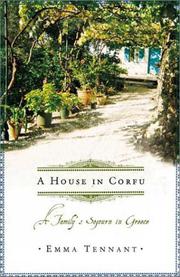 Book Cover for A HOUSE IN CORFU