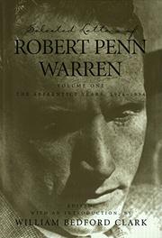 Cover art for SELECTED LETTERS OF ROBERT PENN WARREN