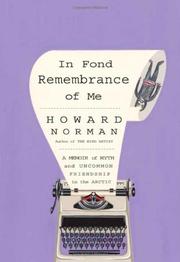Book Cover for IN FOND REMEMBRANCE OF ME