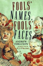 Cover art for FOOLS' NAMES, FOOLS' FACES