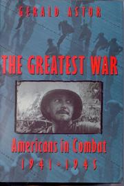 Cover art for THE GREATEST WAR
