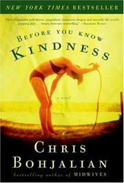 Book Cover for BEFORE YOU KNOW KINDNESS