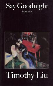 Book Cover for SAY GOODNIGHT