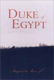 Cover art for DUKE OF EGYPT