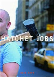 Cover art for HATCHET JOBS